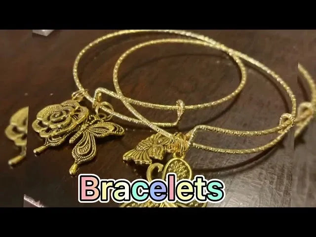 JIANI 562Pcs Bangles Bracelet Making Kit, 10Pcs Expandable Bangle Bracelets  with 52Pcs